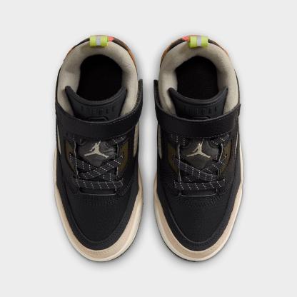 Little Kids' Jordan Spizike Low Casual Shoes - Anthracite/Light Wild Mango/Cargo Khaki/Spruce Fog - view 5
