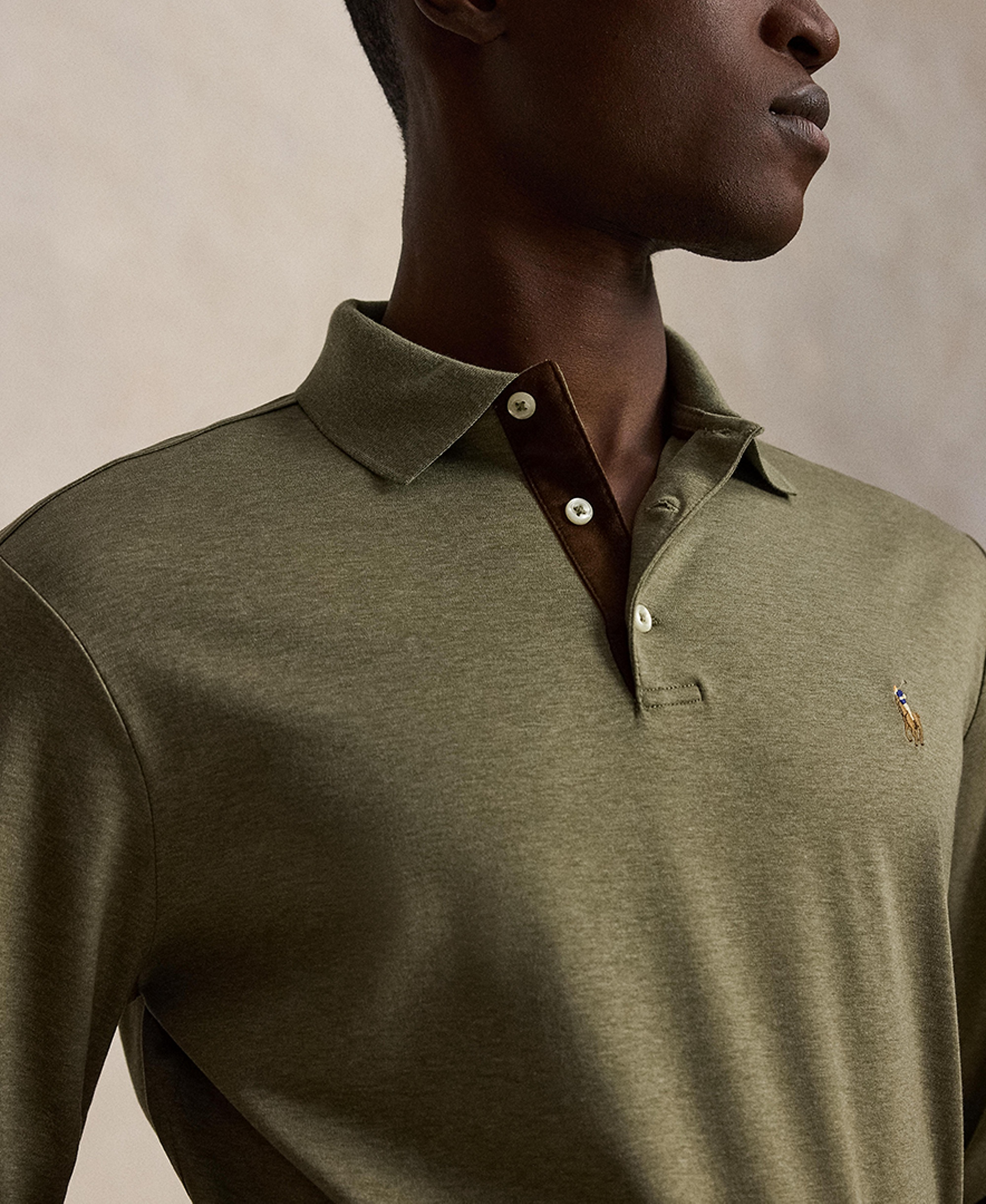 Polo Ralph Lauren Men's Classic-Fit Polo Shirt - Light Green Heather
