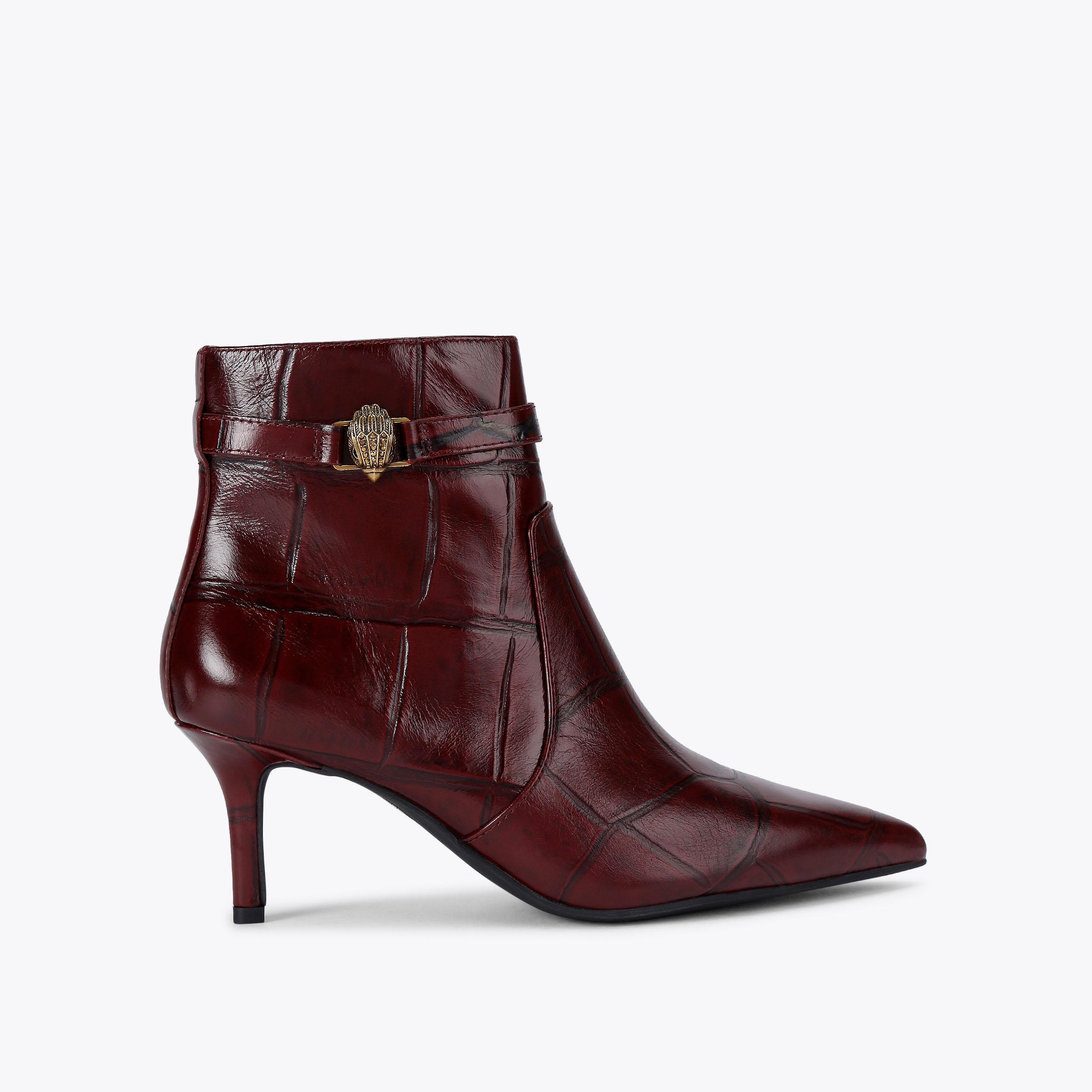 Kurt Geiger London Kensington Ankle Boot - Red