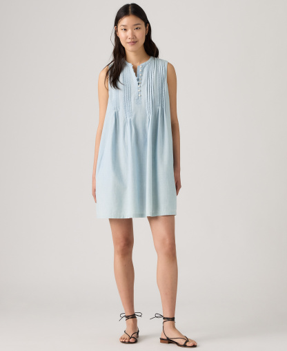 Levi's Women's Sleeveless Marianne Dress - Daqwu Deep In The Water