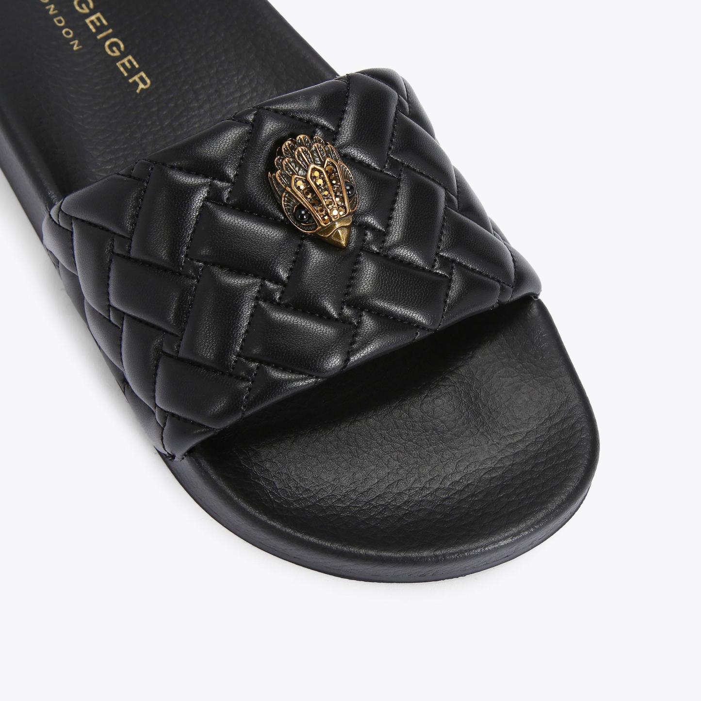 Kurt Geiger London Meena Eagle Slide - Black - view 4
