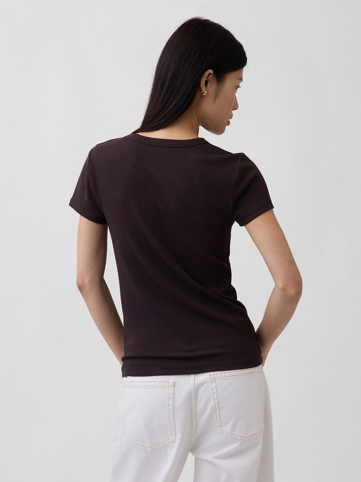 Modern Crew T-Shirt - Terra brown