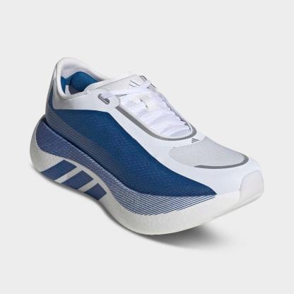 Men's adidas Hyperboost Edge Running Shoes - Cloud White/Equipment Blue/Zero Metallic - view 2