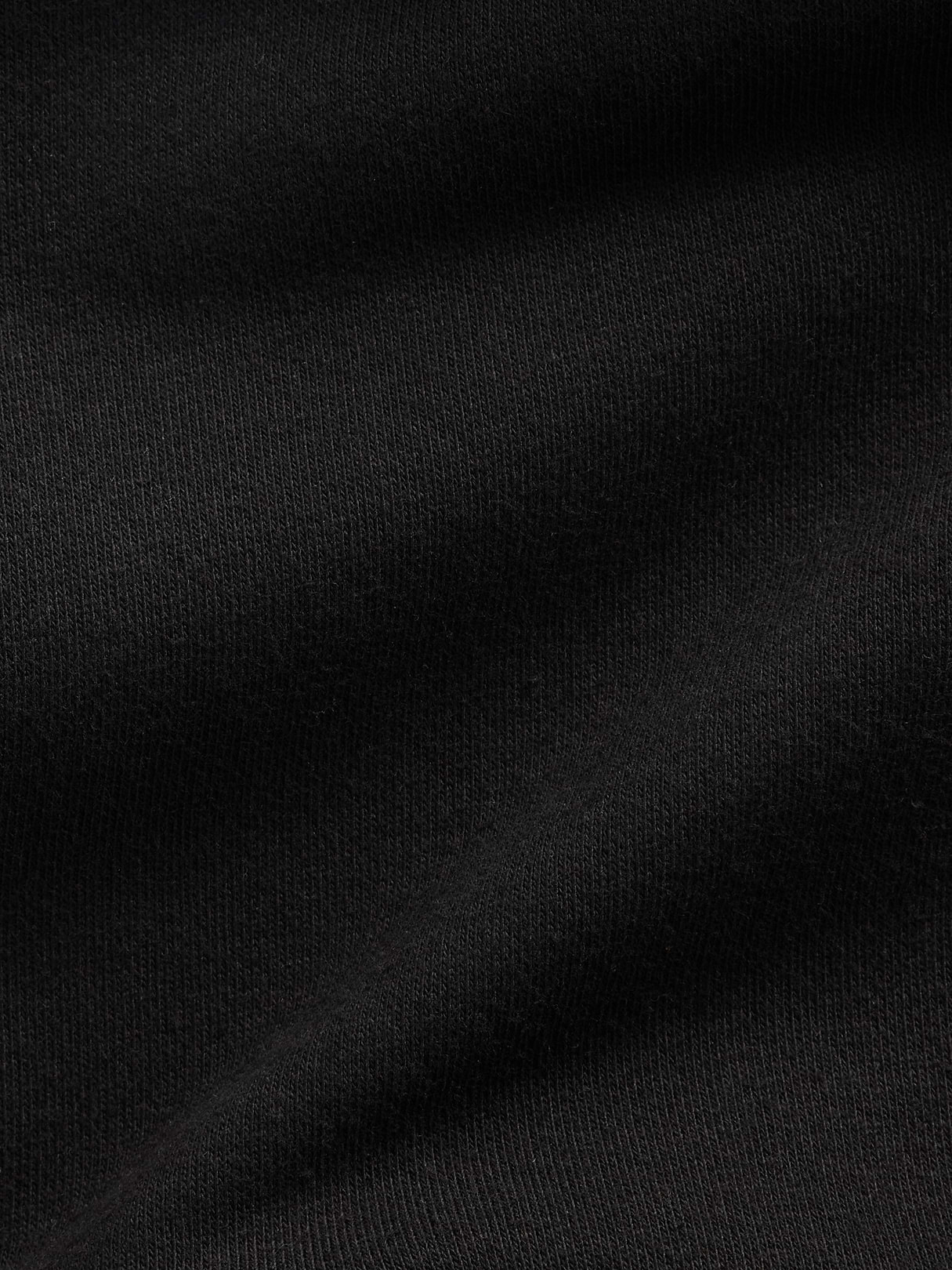 VintageSoft Terry Oversized Wedge Zip Hoodie - Black