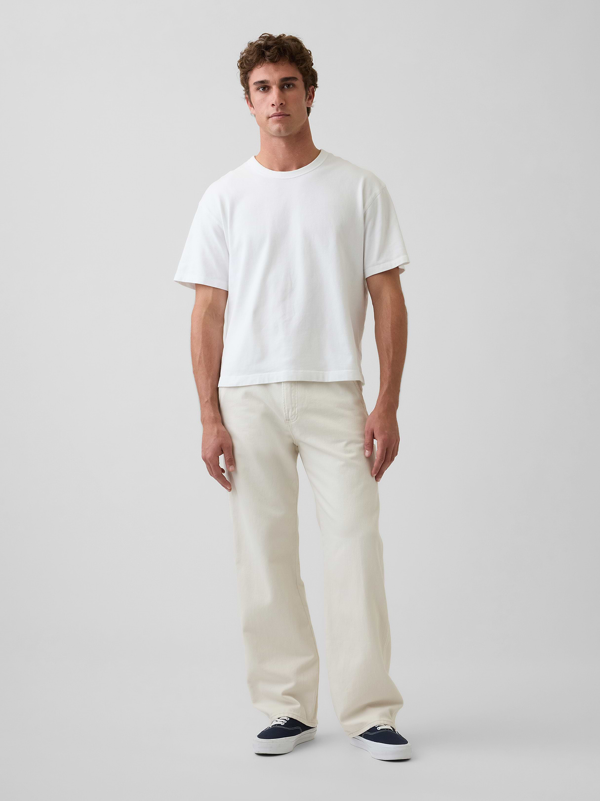 '90s Loose Jeans - ecru