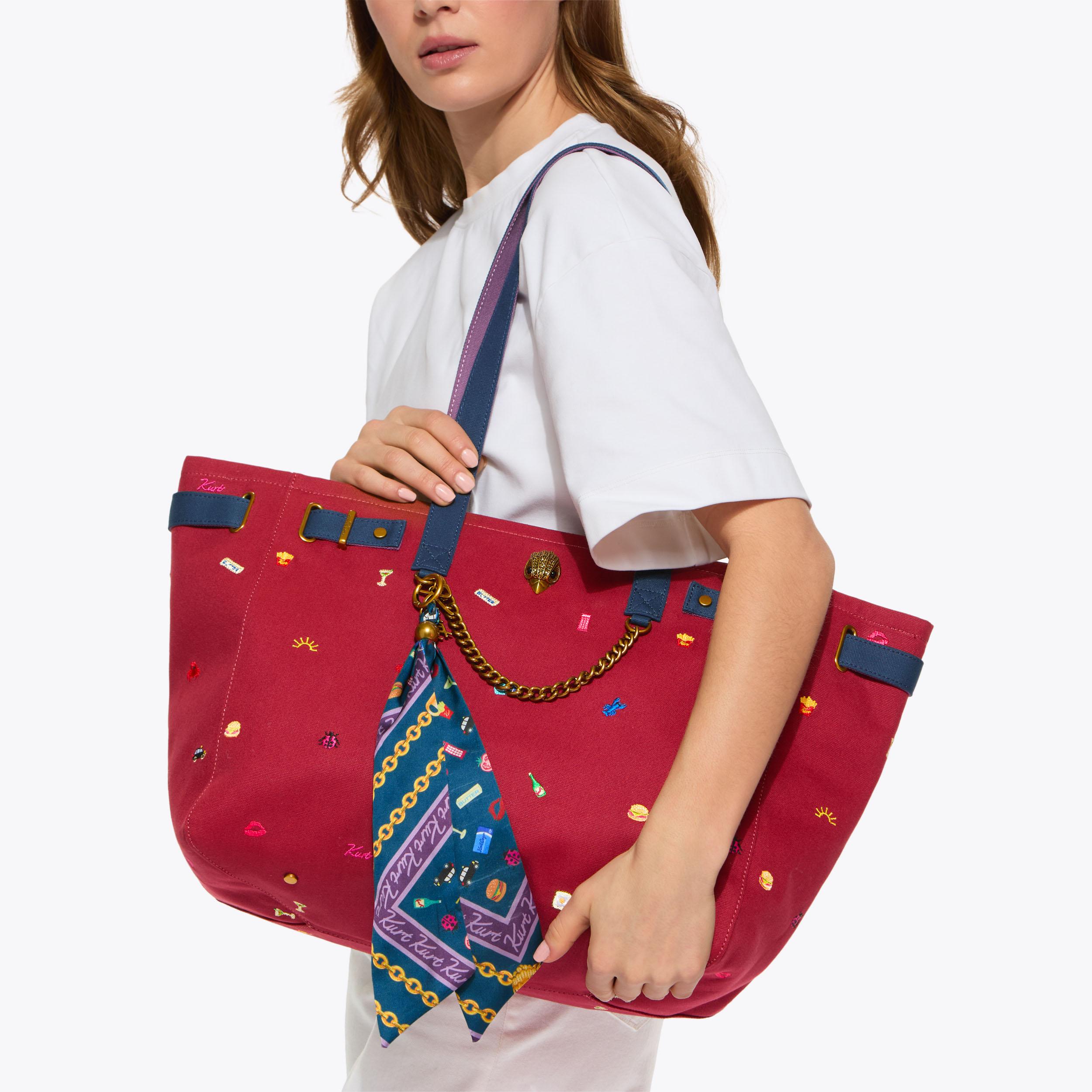 Kurt Geiger London Sloane Shopper Bag - Red - view 2