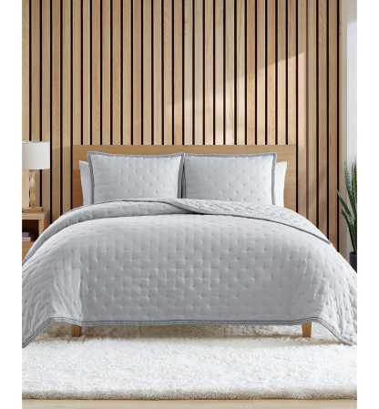UGG® Devon UGG Braid Quilt Sets - Gray Violet