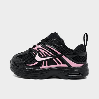 Kids' Toddler Nithtke Air Max Moto 2K Casual Shoes - Black/Pink Foam/Pink - Left shoe facing left. Outside of the shoe.