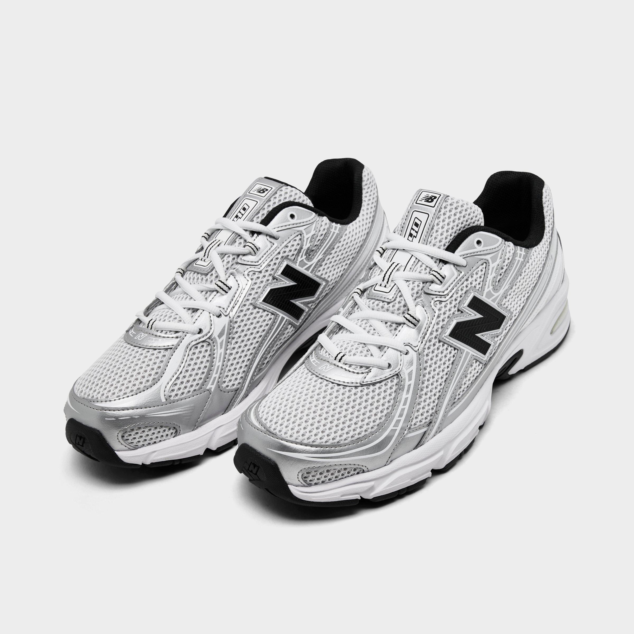 Men's New Balance 740 Casual Shoes - White/Silver Metallic - view 2