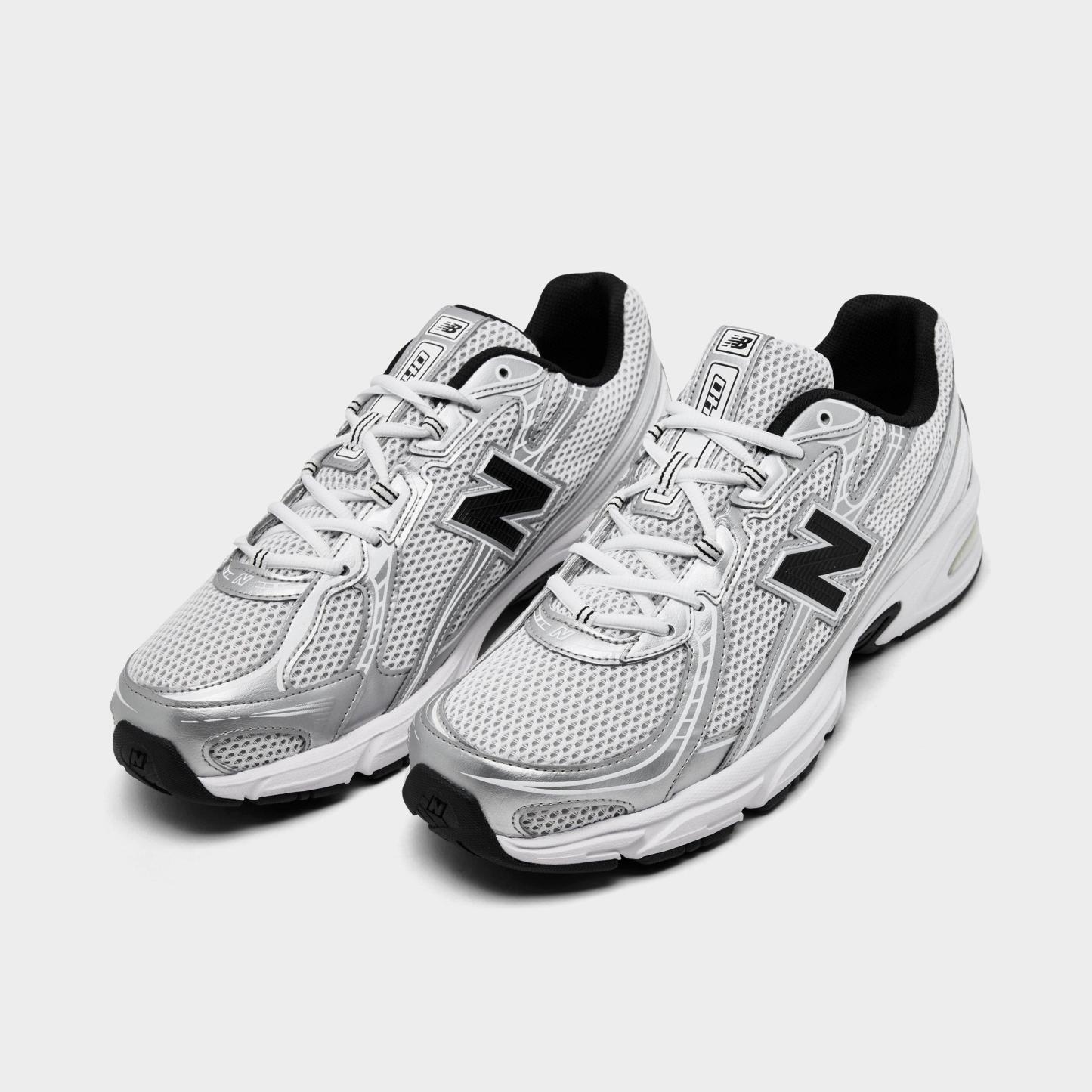 Men's New Balance 740 Casual Shoes - White/Silver Metallic - view 2