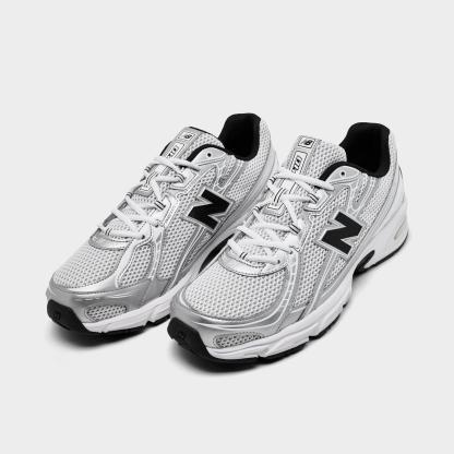 Men's New Balance 740 Casual Shoes - White/Silver Metallic - view 2