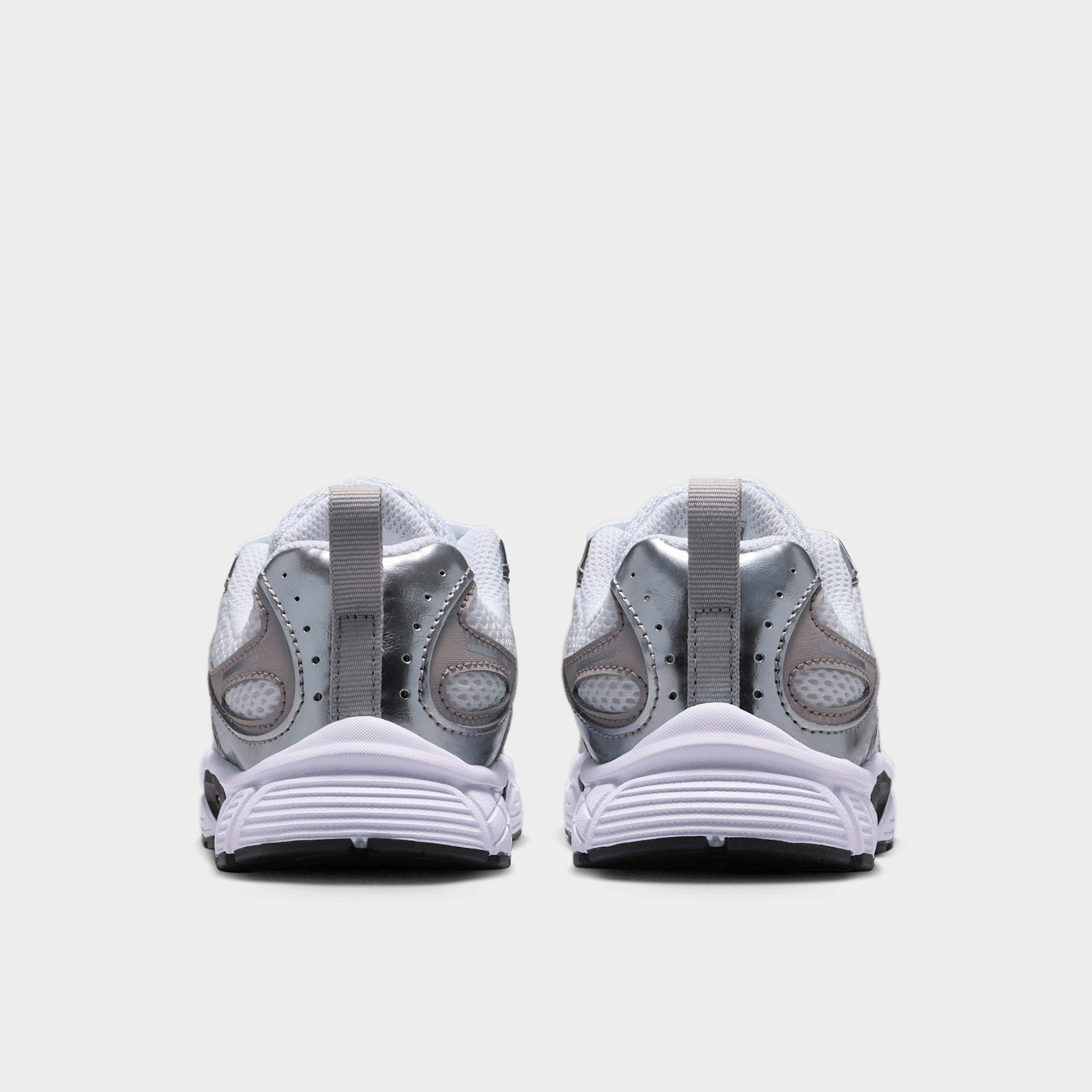 Little Kids' Nithtke V5 RNR Stretch Lace Casual Shoes - White/Vast Grey/College Grey/Black - Back view