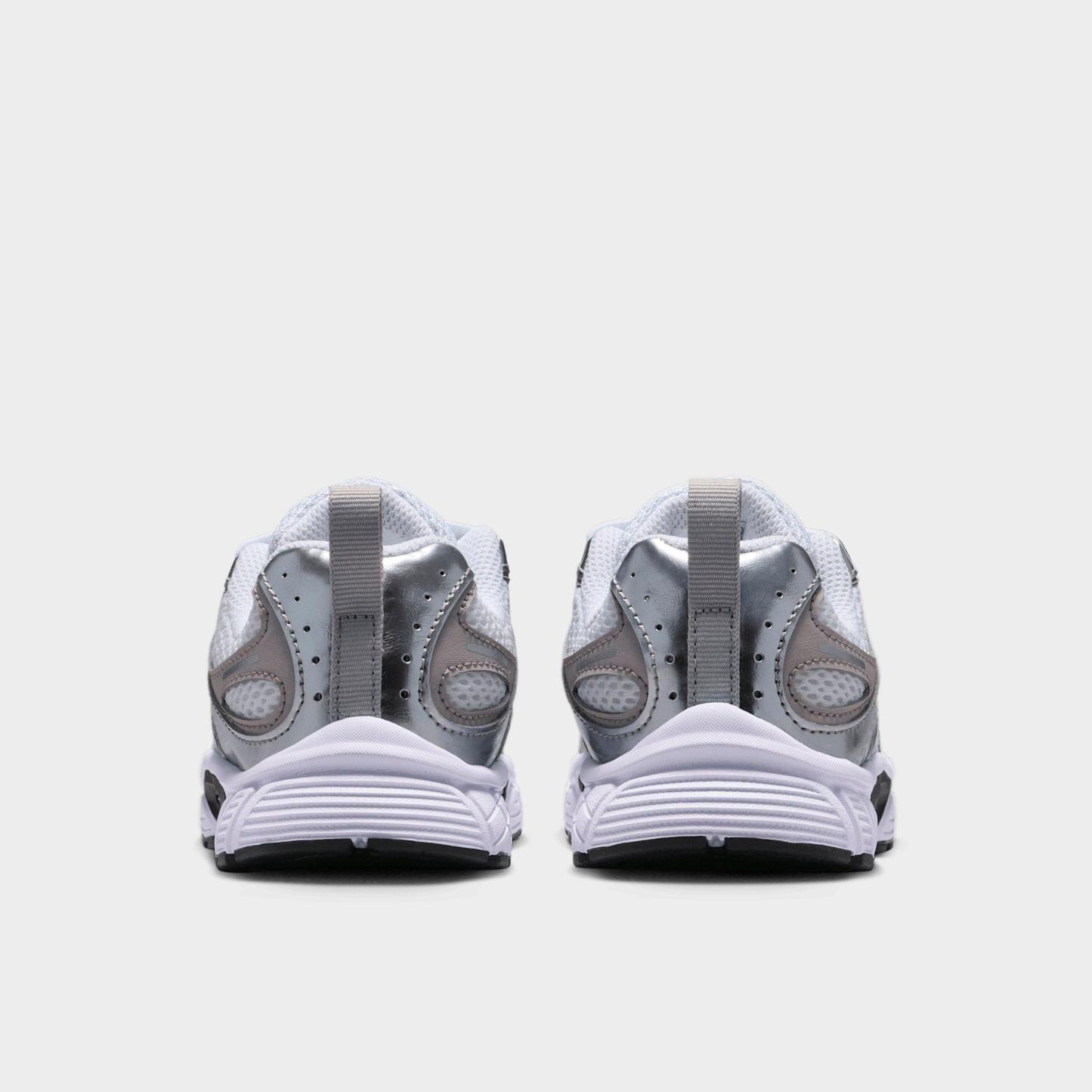 Little Kids' Nithtke V5 RNR Stretch Lace Casual Shoes - White/Vast Grey/College Grey/Black - Back view