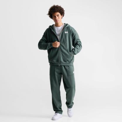 Men's Nithtke Sportswear Swoosh Box Full-Zip Hoodie - Vintage Green