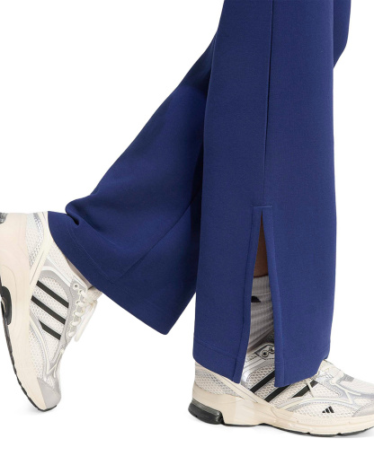 adidas Women's Mid-Rise Soft Lux Flare-Leg Pants - Dark Blue