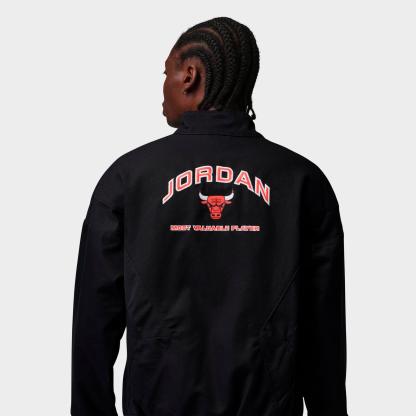 Men's Jordan Flight Chicago Bulls NBA MVP Graphic Workwear Jacket - Black/White - view 1