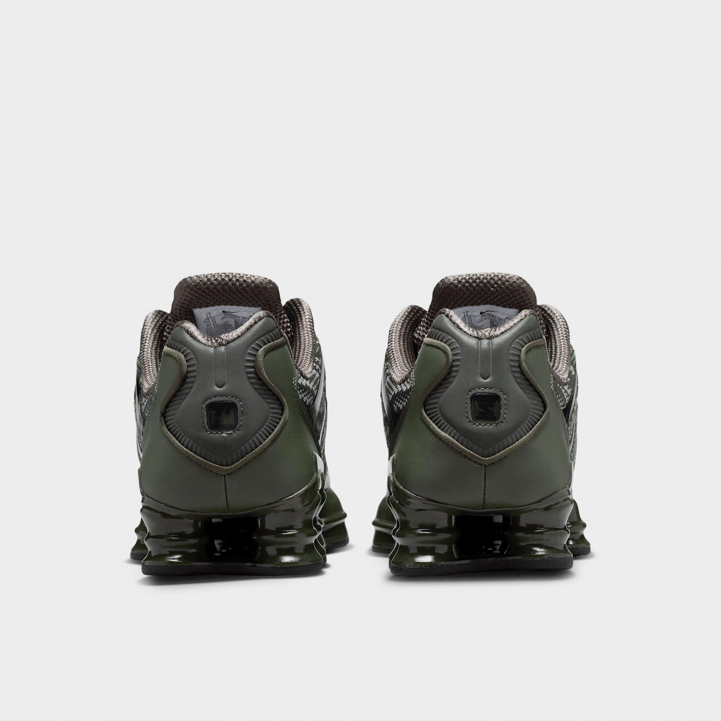 Men's Nithtke Shox TL Casual Shoes - Part 2 - Newsprint/Black/Newsprint - Back view