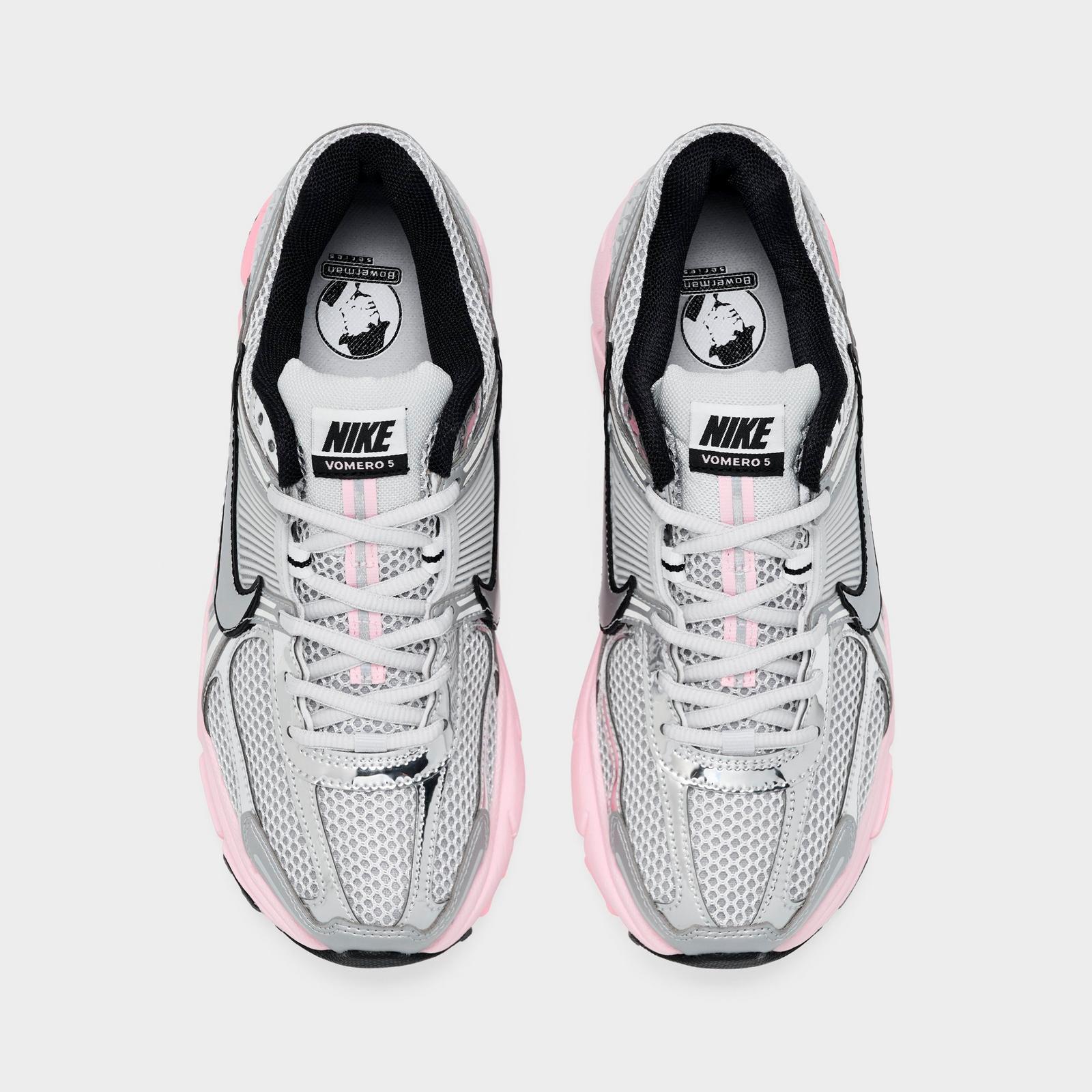 Women's Nike Zoom Vomero 5 Casual Shoes - Photon Dust/Pink Foam/Medium Soft Pink/Metallic Silver