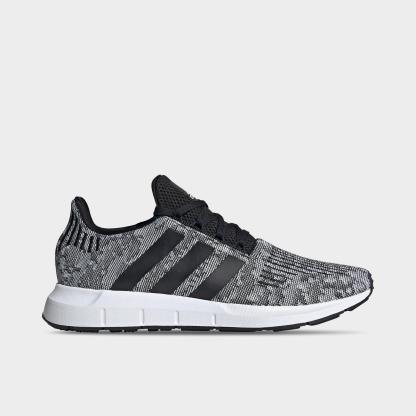 Men's adidas Originals Swift Run 1.0 Casual Shoes - Black/Black/Cloud White - view 1