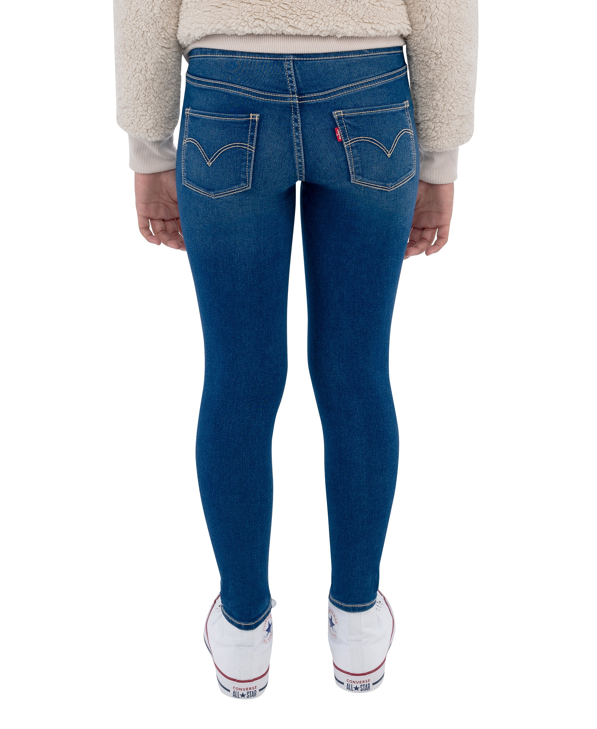 Levi's Girls' 7-16 Pull On Jegging - Medium Blue