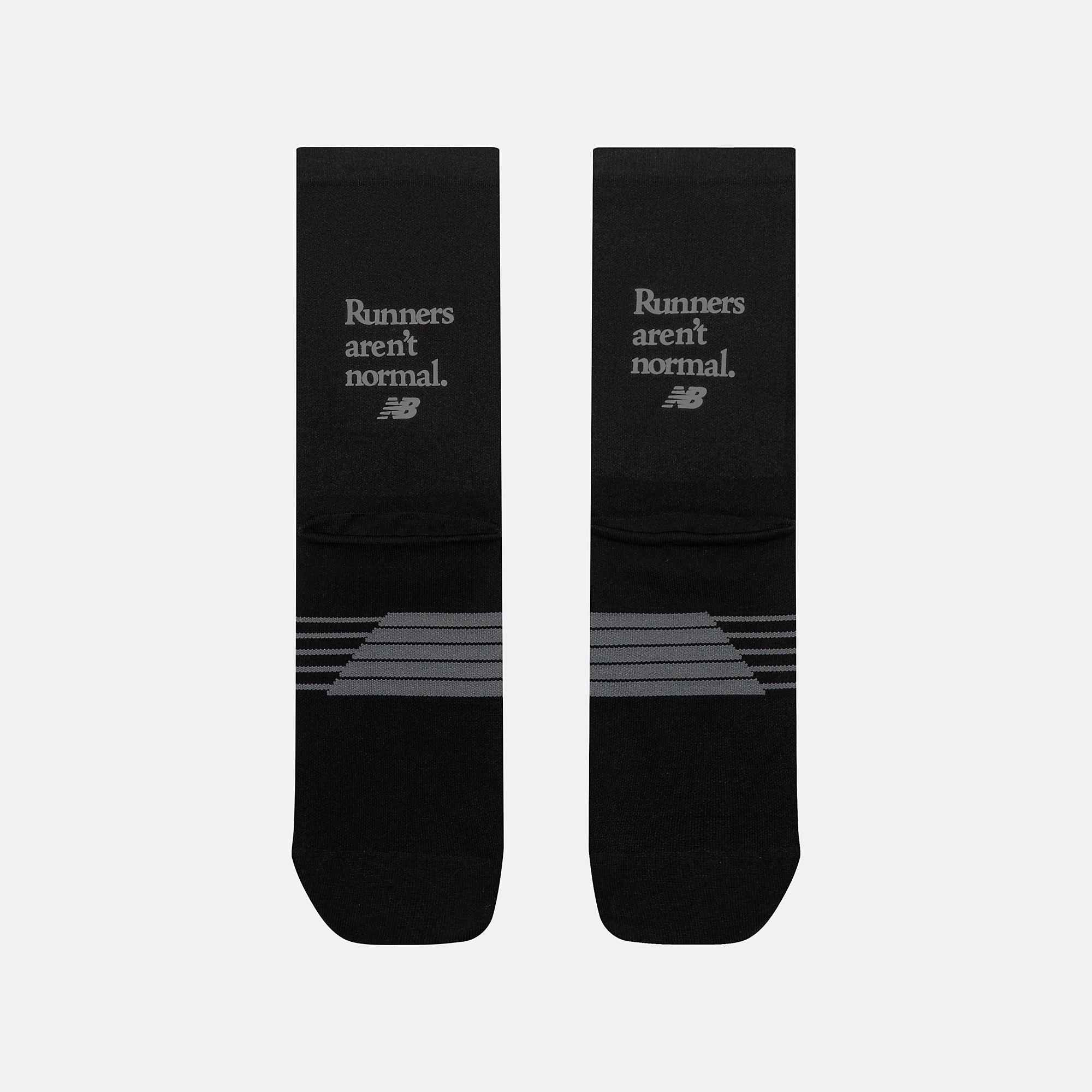 New Balance Pro Run Graphic Crew Socks 1 Pair, AC5646ZBK