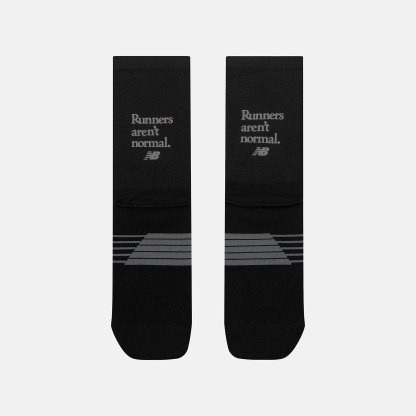 New Balance Pro Run Graphic Crew Socks 1 Pair, AC5646ZBK