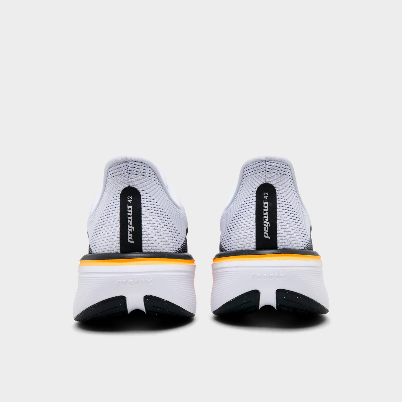 Men's Nike Pegasus 42 Running Shoes - White/Lapis/Total Orange/Metallic Silver