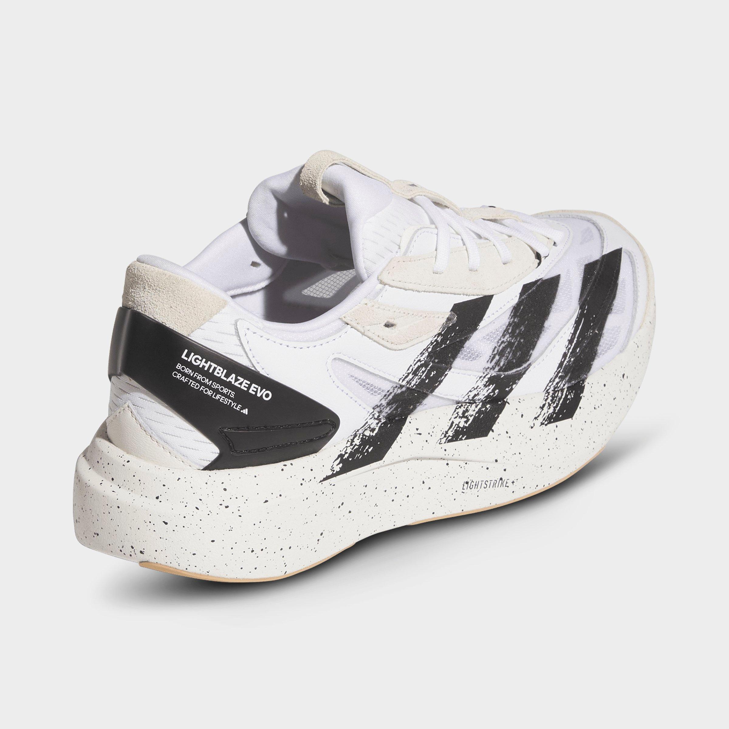 Men's adidas Lightblaze EVO SL Casual Shoes - Clay/Core Black/Off White - Back view