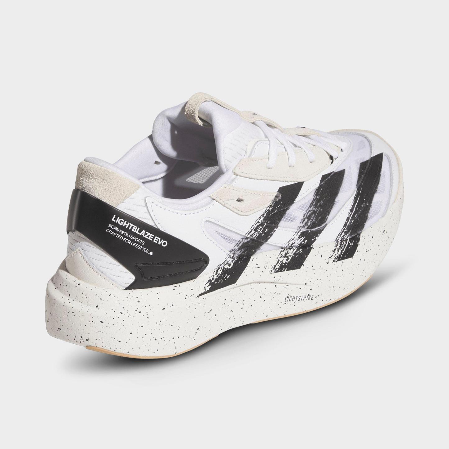 Men's adidas Lightblaze EVO SL Casual Shoes - Clay/Core Black/Off White - Back view