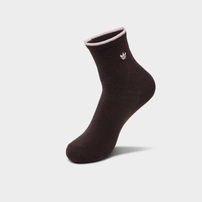 adidas Originals Trefoil Luna Quarter Socks (3-Pack) - Aura Coffee/Pink/White - view 3