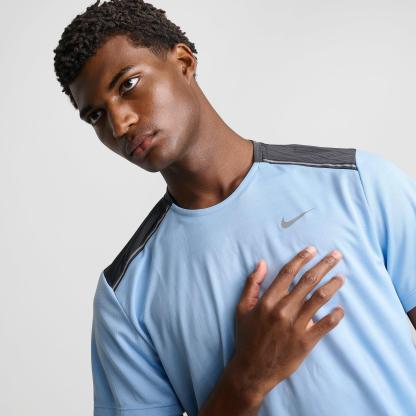 Men's Nithtke Miler Dri-FIT Running T-Shirt - Psychic Blue/Anthracite