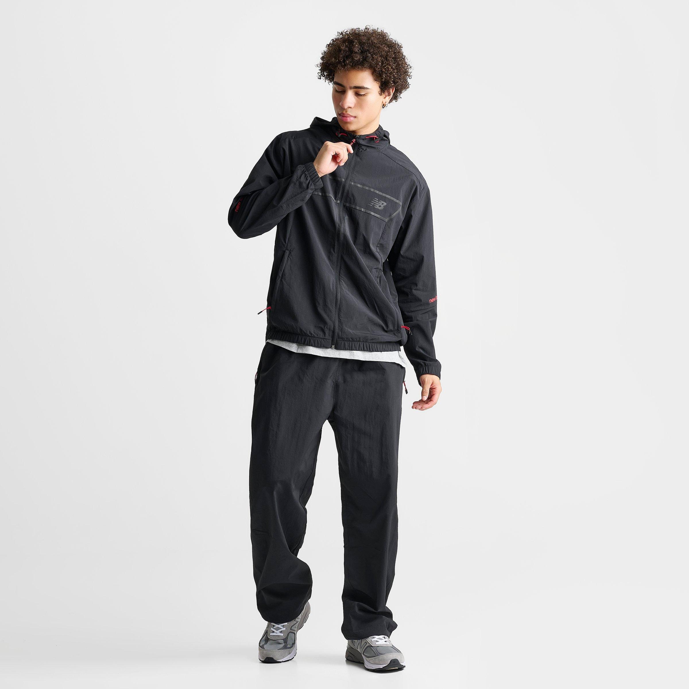 Men's New Balance Vision Pack Full-Zip Jacket - Black/Red - view 2