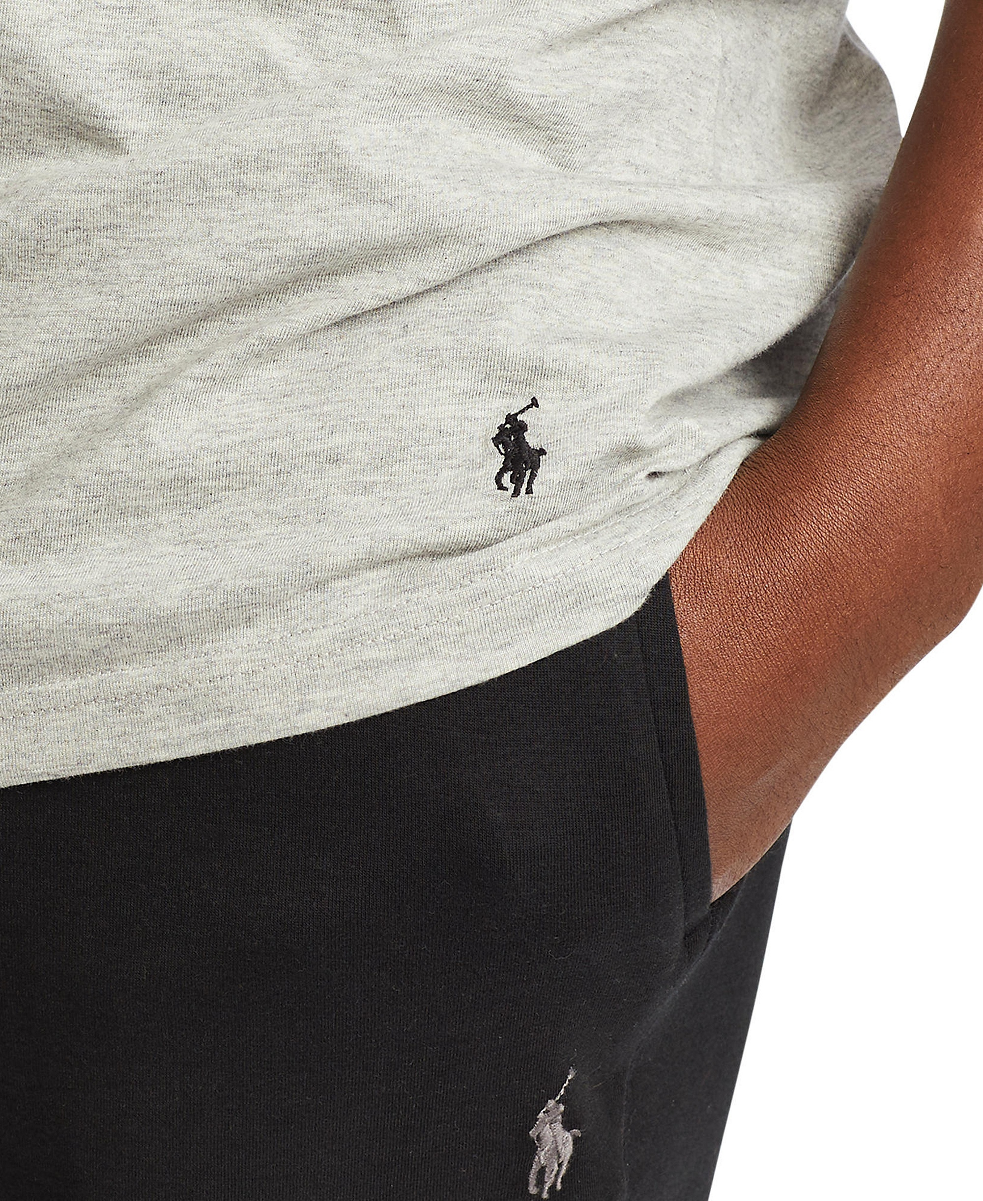 Polo Ralph Lauren Men's 3-Pack V-Neck Classic Undershirts - Andover / Madison / Black