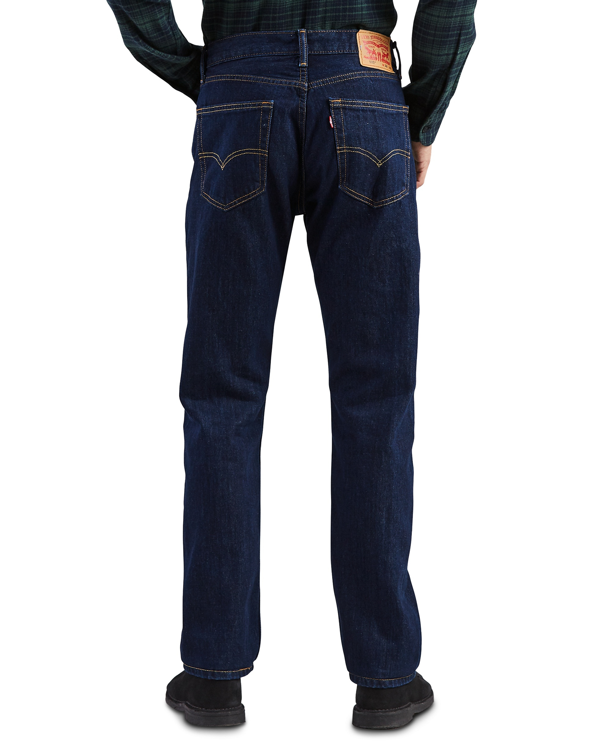 Levi's Men's 505™ Non-Stretch Regular Fit Jeans - Rinse Wash