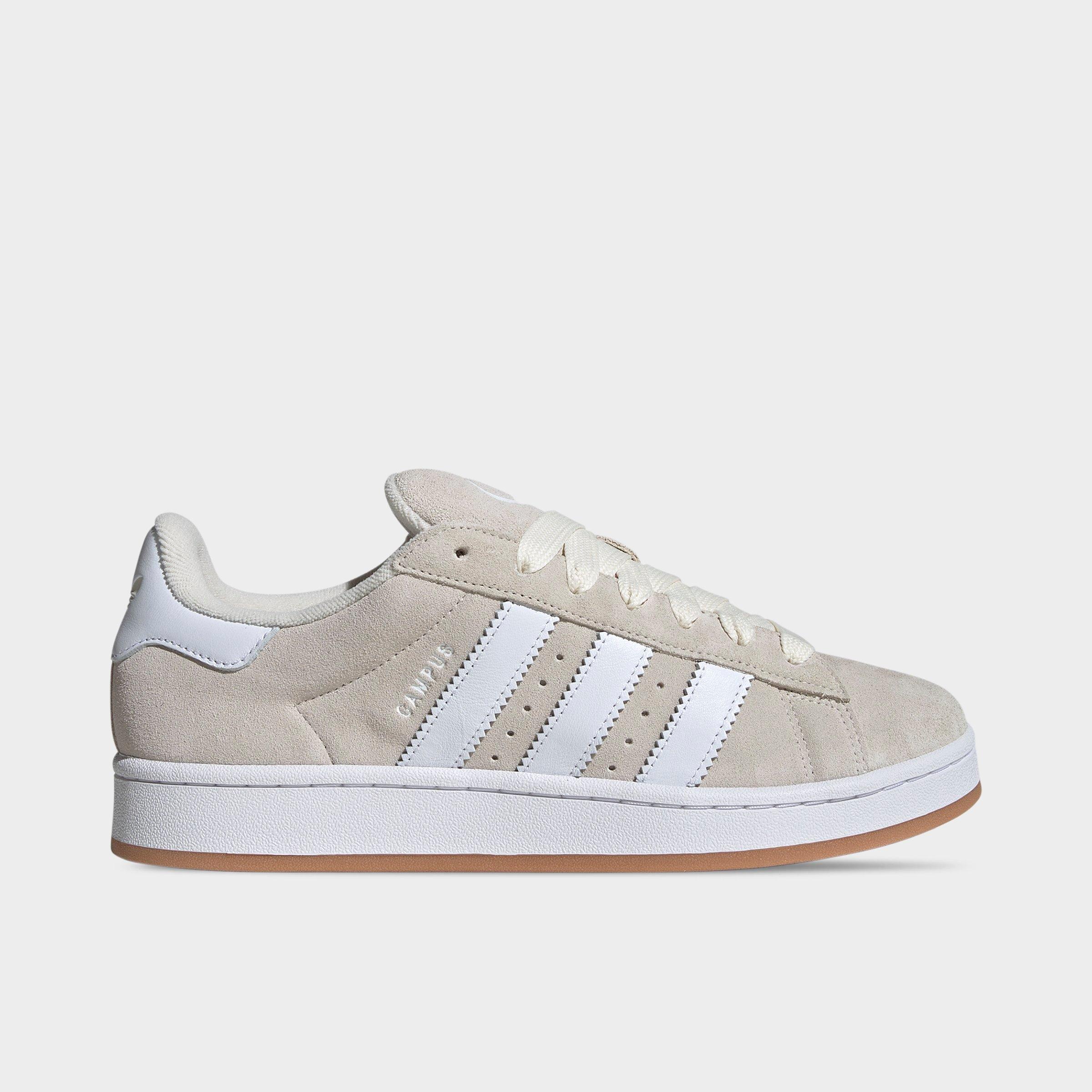 Men's adidas Originals Campus 00s Casual Shoes - Wonder White/White/Gum - Left shoe facing left. Outside of the shoe.