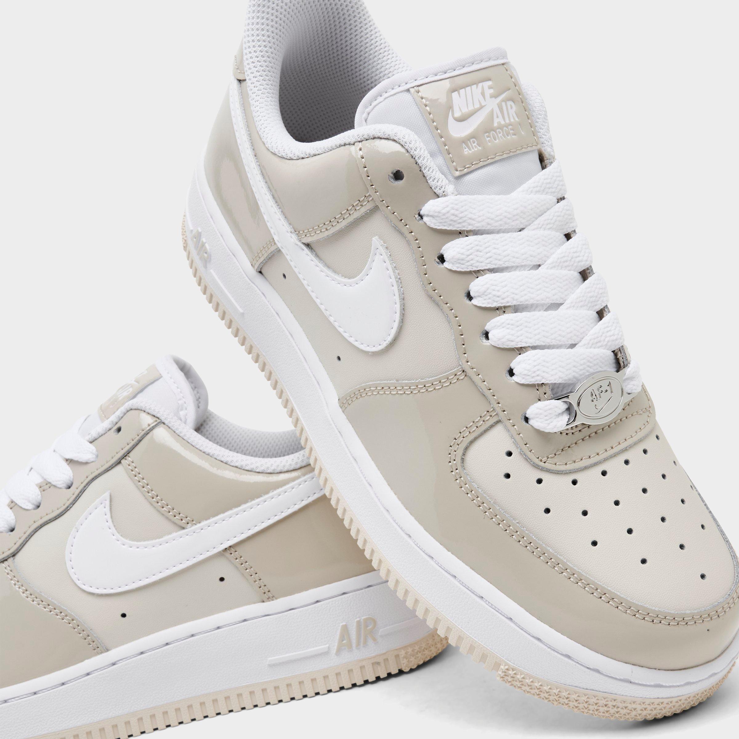 Women's Nithtke Air Force 1 '07 Casual Shoes - Cream II/White/Light Orewood Brown - Detail shot