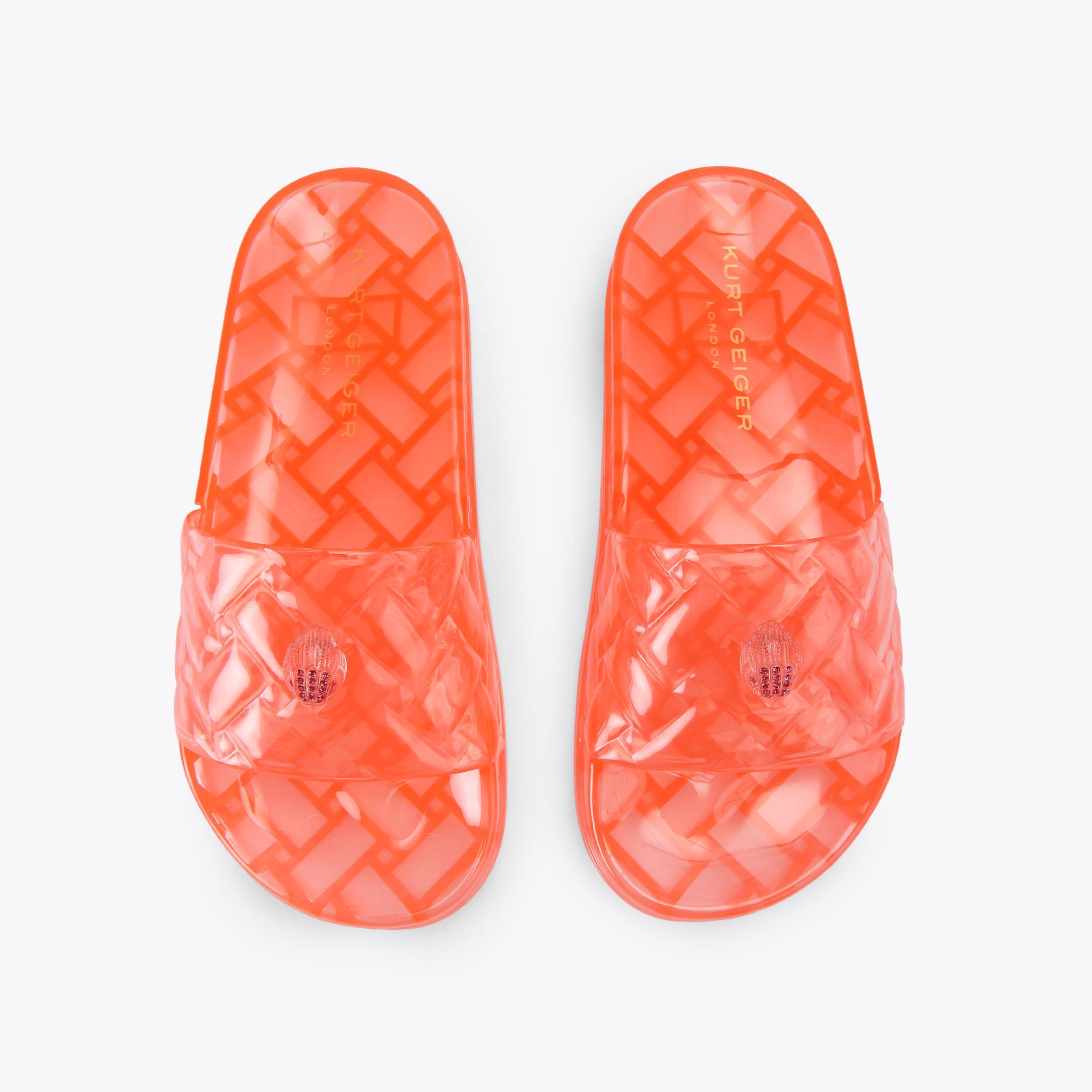 Kurt Geiger London Meena Jelly Slide - Pink - view 3