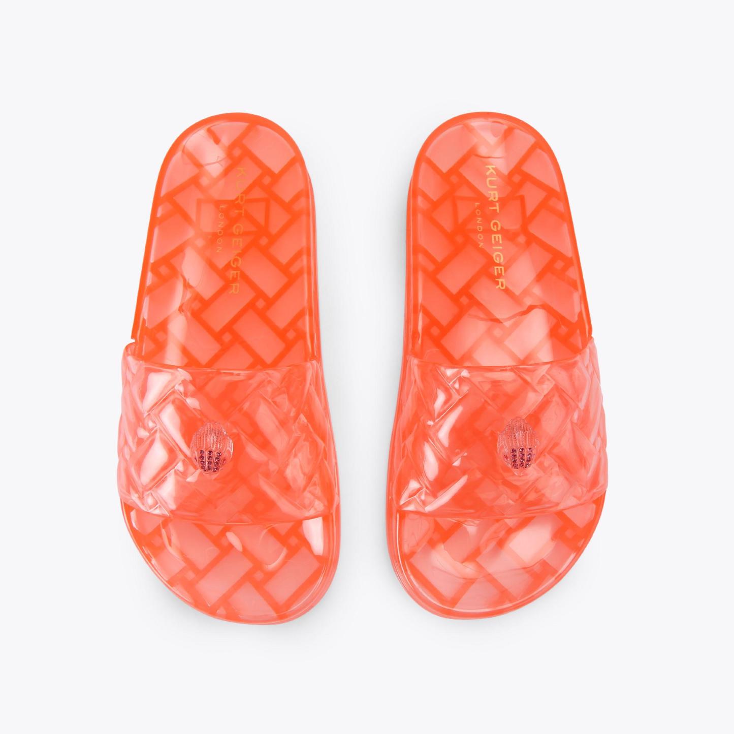 Kurt Geiger London Meena Jelly Slide - Pink - view 3