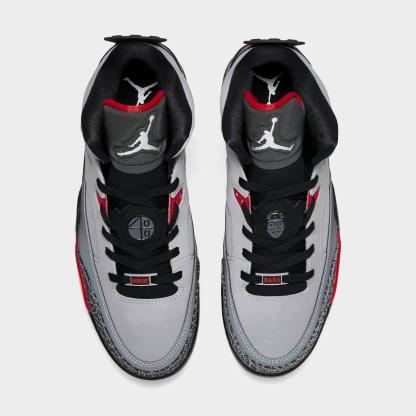 Men's Air Jordan Son of Mars Low Casual Shoes - White/Varsity Red/Light Smoke Grey/True Blue - view 5