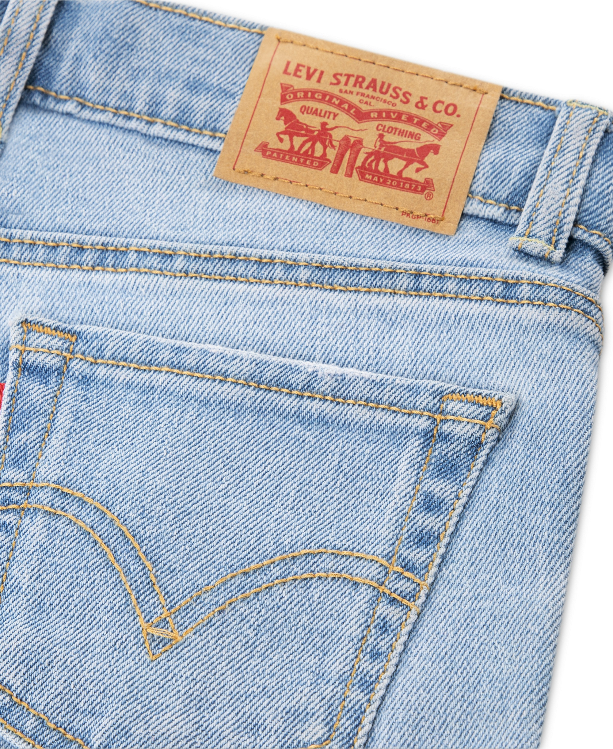 Levi's Girls' 7-16 Stitch Detail Flare Jeans - Marin Babe