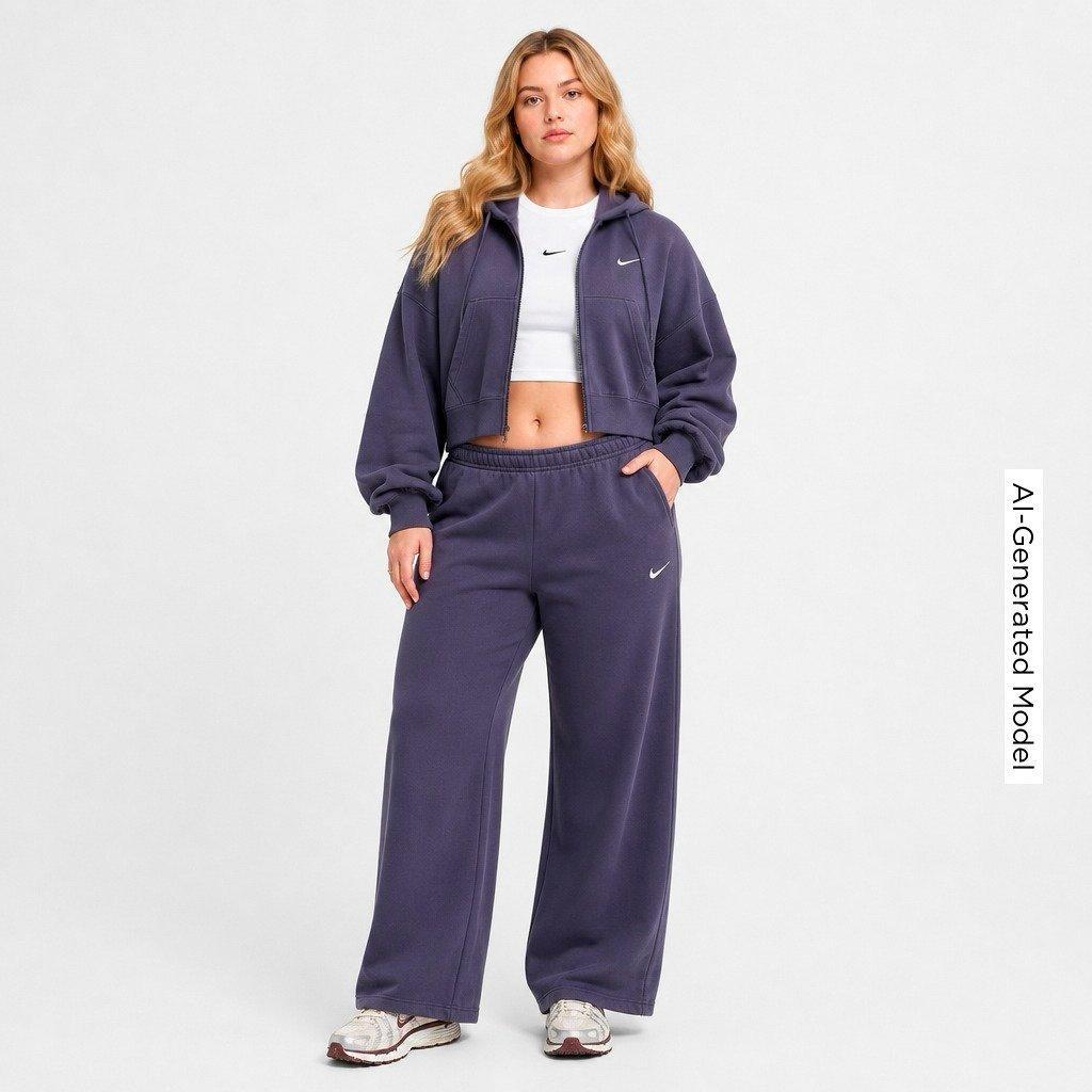 Women's Nithtke Sportswear Chill Knit Cropped T-Shirt - White/Black
