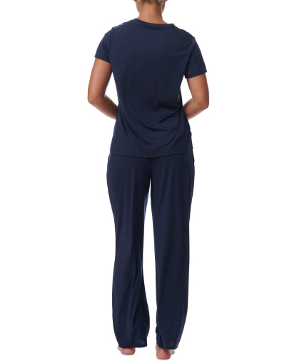 Tommy Hilfiger Women's Short-Sleeve Crewneck Sleep Tee - Sky Captain