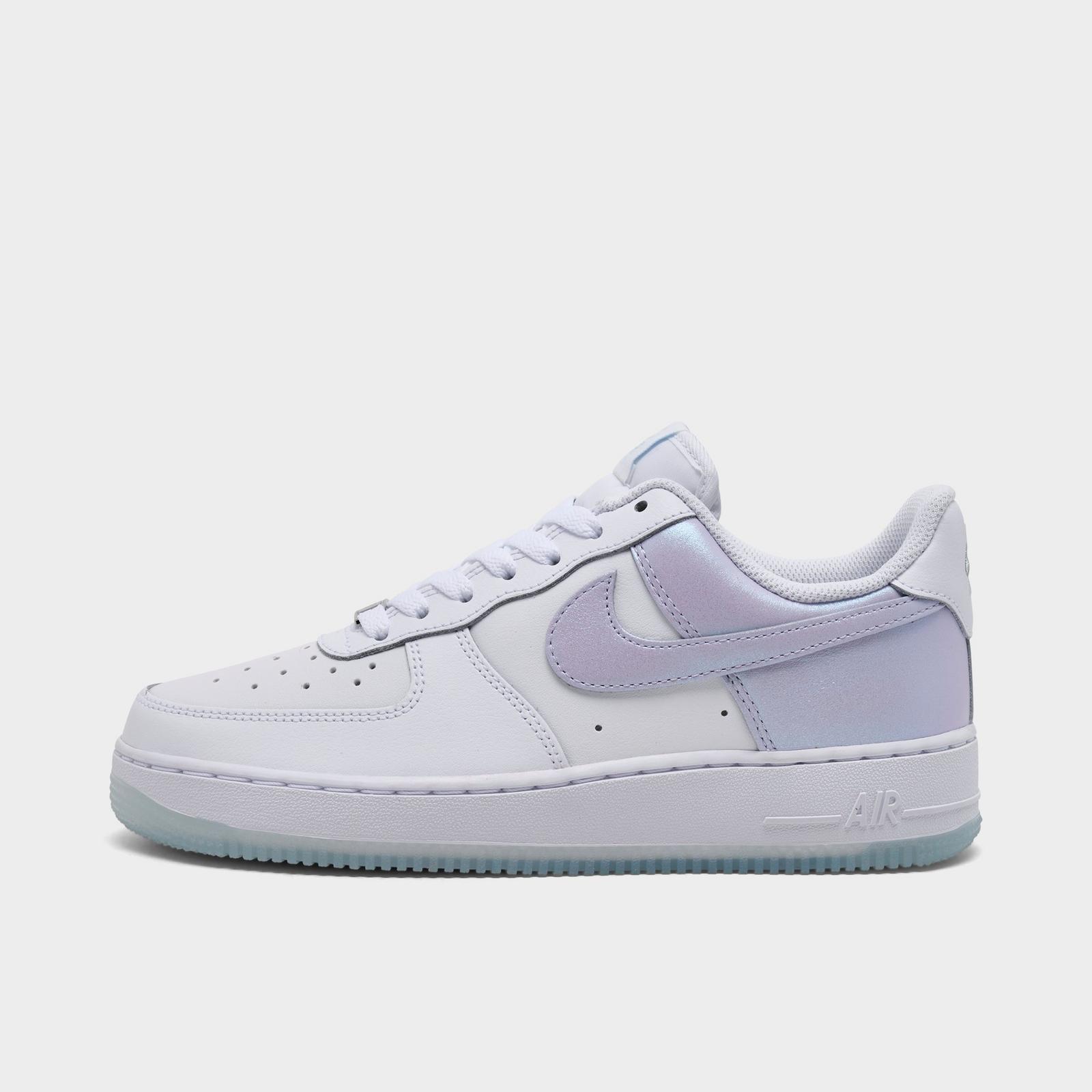 Women's Nike Air Force 1 '07 SE Casual Shoes - White/Pure Violet