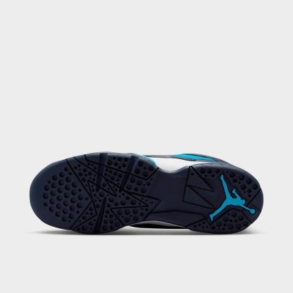Big Kids' Air Jordan MVP 92 Basketball Shoes - Obsidian/White/Dark Powder Blue - view 6