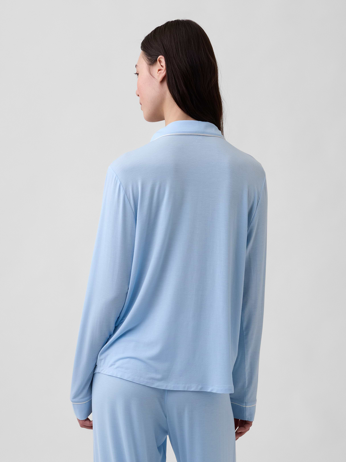 SoftMade Modal PJ Top - Cerulean blue