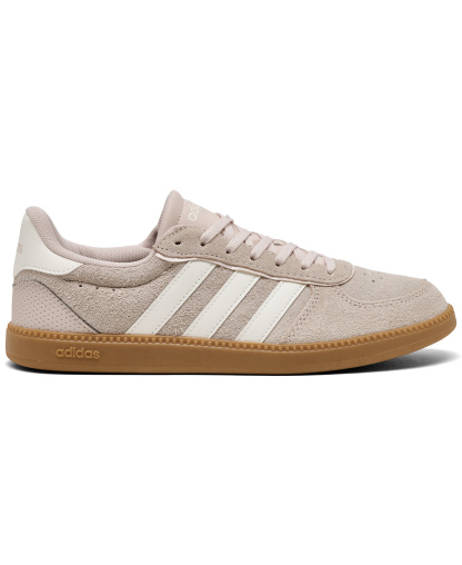 adidas Women's Breaknet Sleek Casual Sneakers from Finish Line - Putty Mauve, Cloud White