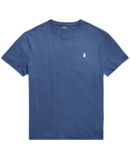 Polo Ralph Lauren Men's Embroidered Pony Classic-Fit T-Shirt - Derby Blue Heather