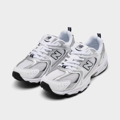 Little Kids' New Balance 530 Casual Shoes - White/Navy - view 2