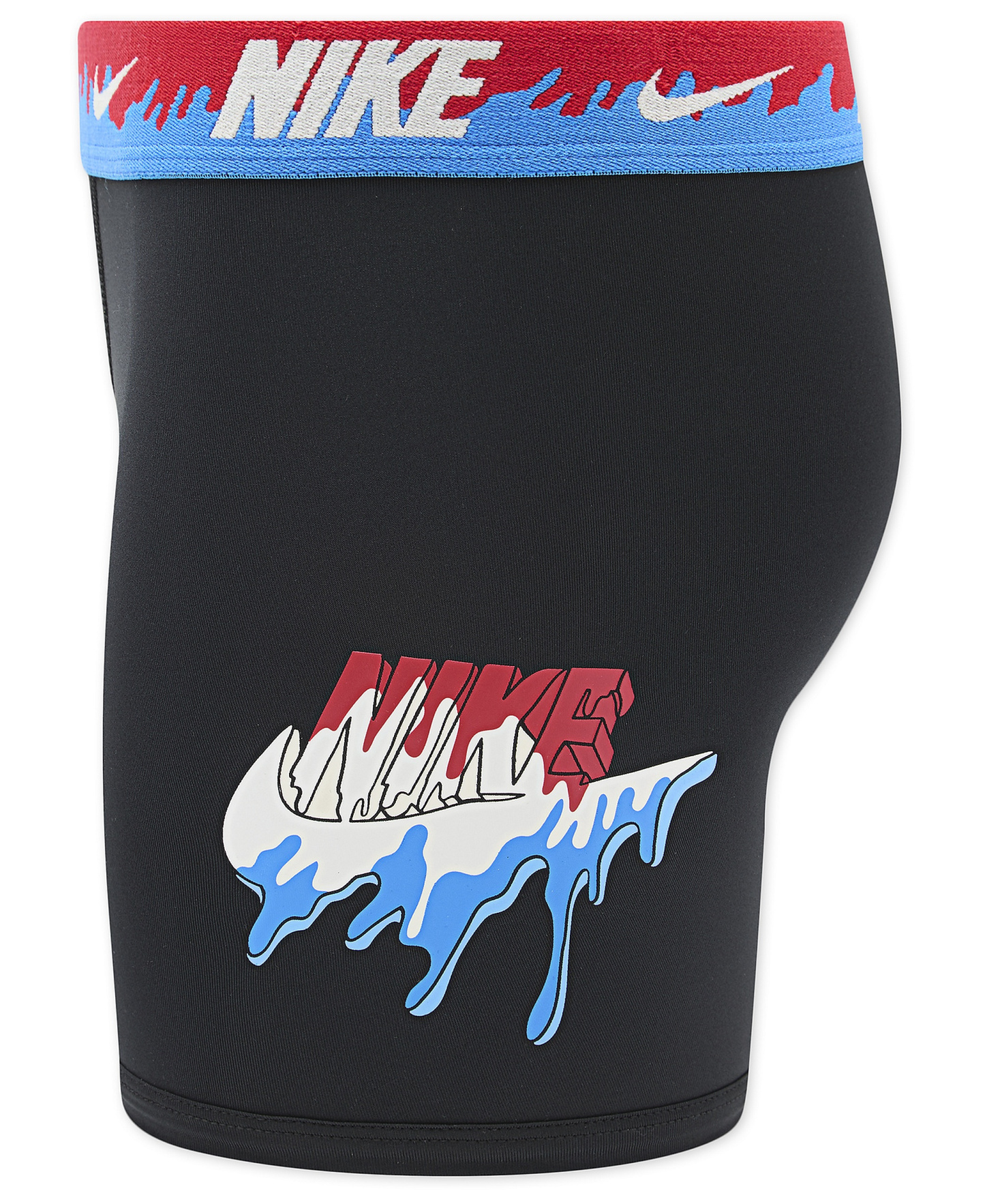 Nike Boys' 8-20 Printed Boxer Briefs, 2-Pack - Black/Blue