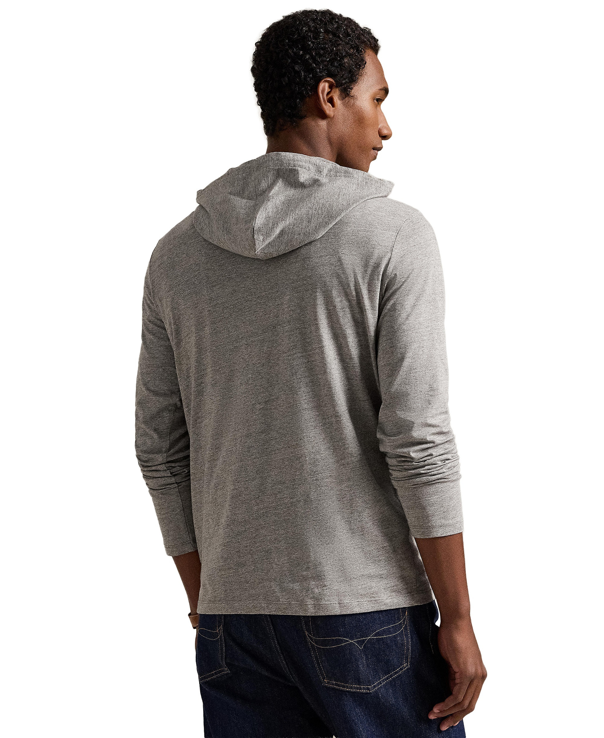 Polo Ralph Lauren Men's Hooded Jersey - Gray